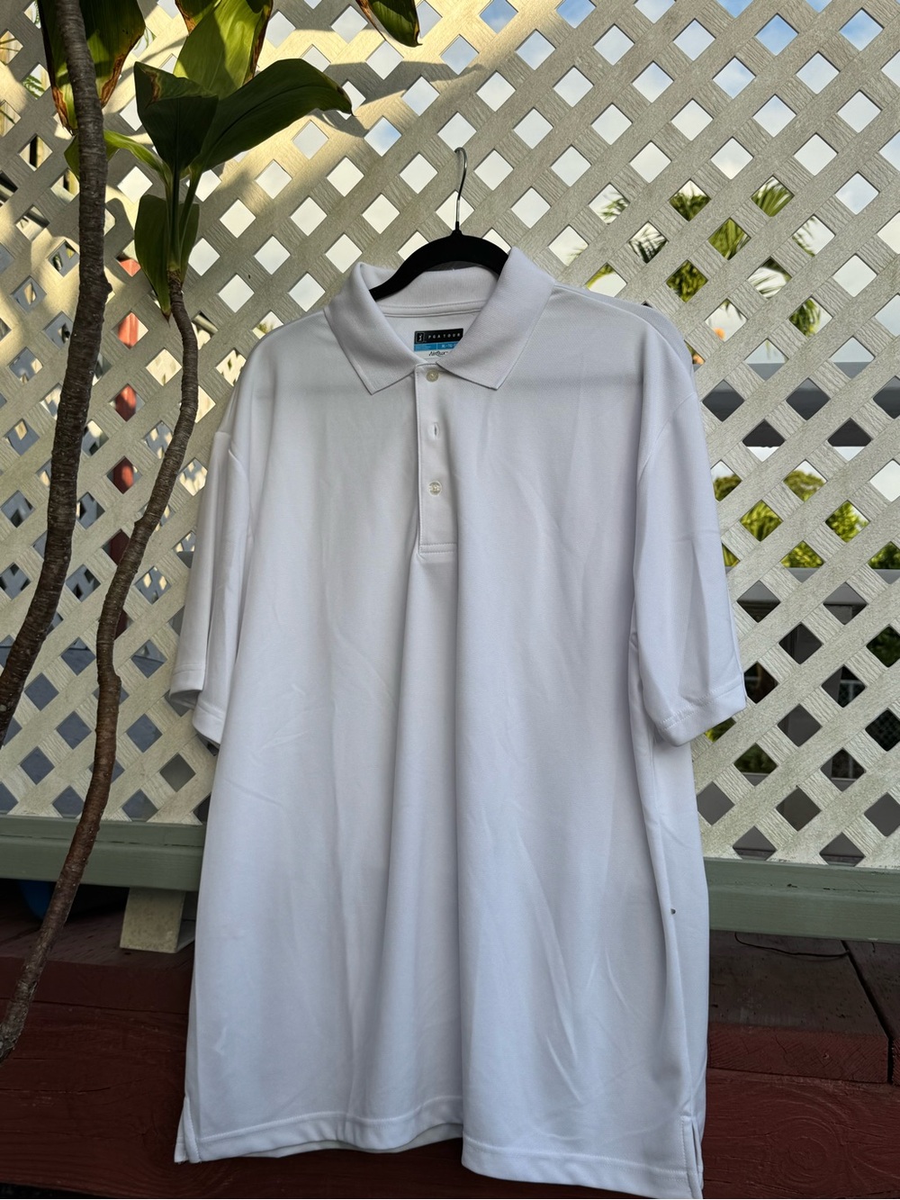 PGA Tour White Men's Polo Shirt